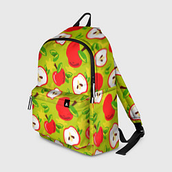 Рюкзак Яблочки паттерн, цвет: 3D-принт