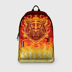 Рюкзак Огненный тигр в пламени, цвет: 3D-принт — фото 2