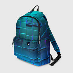 Рюкзак 3D квадраты неоновые, цвет: 3D-принт