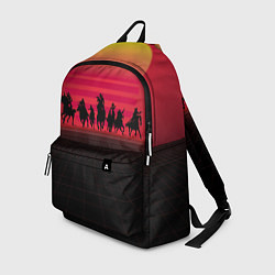 Рюкзак Ковбои в закате, цвет: 3D-принт