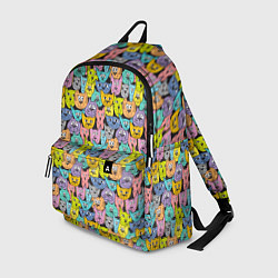 Рюкзак Весёлые Котики, цвет: 3D-принт