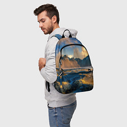 Рюкзак Красивый горный пейзаж, цвет: 3D-принт — фото 2