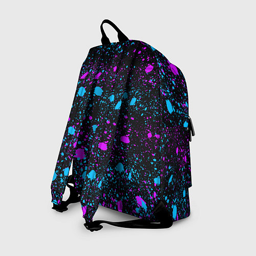 Рюкзак Брызги неоновые ярких красок / 3D-принт – фото 2