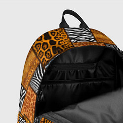 Рюкзак Тигр, полосы, 2022, цвет: 3D-принт — фото 2