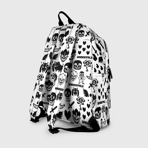 Рюкзак UNDERTALE WHITE PATTERN / 3D-принт – фото 2