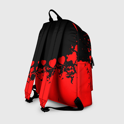 Рюкзак Adele Сердечки Автограф / 3D-принт – фото 2