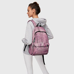 Рюкзак Нежная розовая пенка, цвет: 3D-принт — фото 2