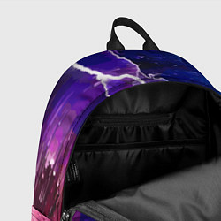 Рюкзак Космическая молния, глитч, цвет: 3D-принт — фото 2