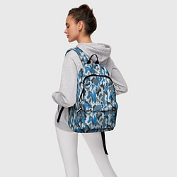 Рюкзак Светло-Синий Камуфляж, цвет: 3D-принт — фото 2