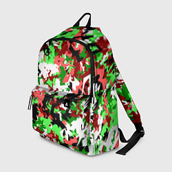 Рюкзак Красно-зеленый камуфляж