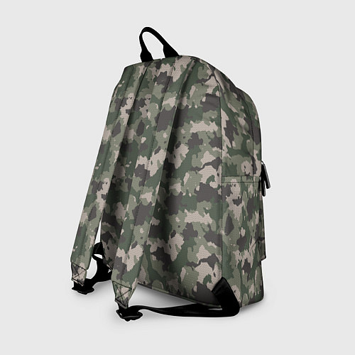 Рюкзак Зелено-Серый Камуфляж / 3D-принт – фото 2