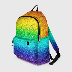 Рюкзак Блестки радуга, цвет: 3D-принт