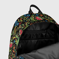 Рюкзак Цветочный Узор хохлома, цвет: 3D-принт — фото 2