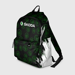 Рюкзак Skoda паттерн логотипов, цвет: 3D-принт