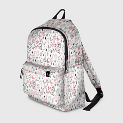 Рюкзак Valentines Pattern, цвет: 3D-принт