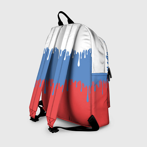 Рюкзак Флаг России потёки / 3D-принт – фото 2