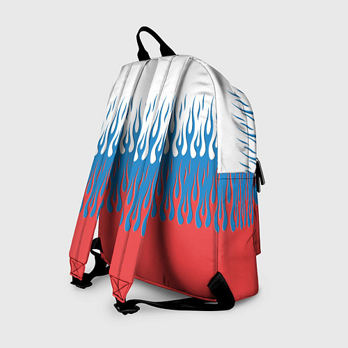 Рюкзак Флаг России пламя / 3D-принт – фото 2
