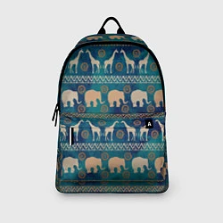 Рюкзак Жирафы и слоны, цвет: 3D-принт — фото 2