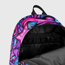 Рюкзак Acid graffiti with skulls, цвет: 3D-принт — фото 2