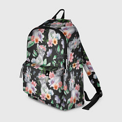 Рюкзак Котики в цветочках