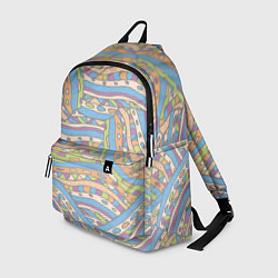 Рюкзак Разноцветный геометрический узор в стиле дудл, цвет: 3D-принт