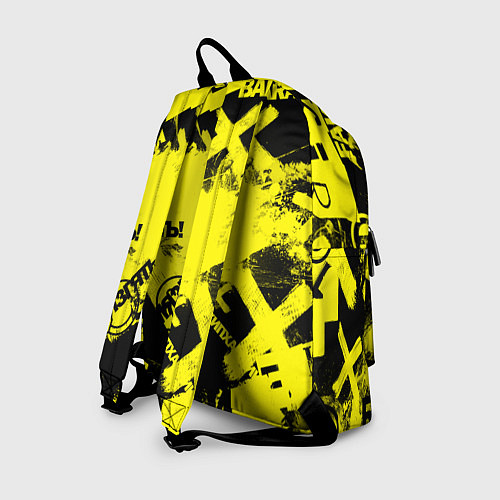 Рюкзак Черно-желтый беспредел / 3D-принт – фото 2