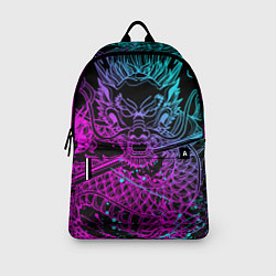 Рюкзак НЕОНОВЫЕ ДРАКОНЫ NEON DRAGON БРЫЗГИ КРАСОК, цвет: 3D-принт — фото 2