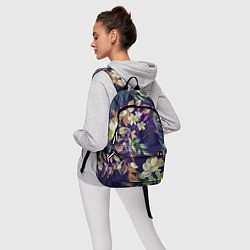Рюкзак Цветы Красочный Букет, цвет: 3D-принт — фото 2
