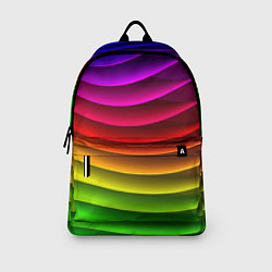 Рюкзак Color line neon pattern Abstraction Summer 2023, цвет: 3D-принт — фото 2
