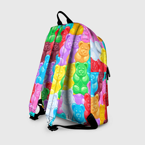 Рюкзак Мармеладные мишки разноцветные / 3D-принт – фото 2