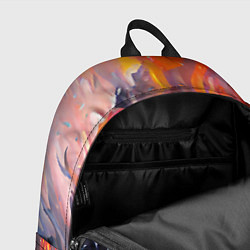 Рюкзак Уроборос в огне, цвет: 3D-принт — фото 2