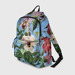 Рюкзак Цветы Сине-Цветочный Букет, цвет: 3D-принт