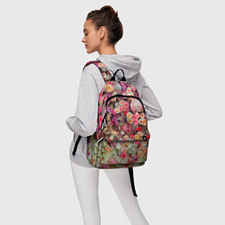 Рюкзак MILLION MULTICOLORED FLOWERS, цвет: 3D-принт — фото 2