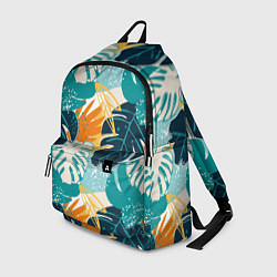 Рюкзак Летние зелёные тропики Пальма Tropical, цвет: 3D-принт