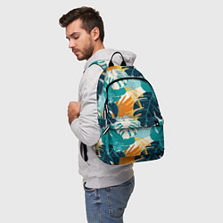 Рюкзак Летние зелёные тропики Пальма Tropical, цвет: 3D-принт — фото 2