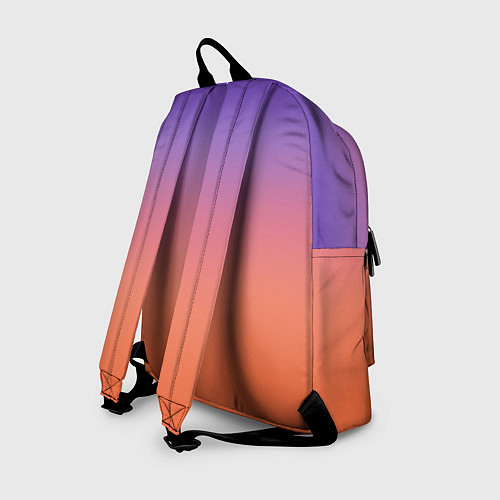 Рюкзак Трендовый красно-фиолетовый градиент / 3D-принт – фото 2