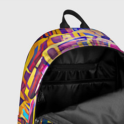 Рюкзак Африканские яркие мотивы, цвет: 3D-принт — фото 2