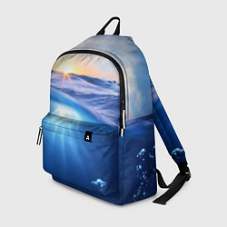 Рюкзак Грань между небом и водой, цвет: 3D-принт