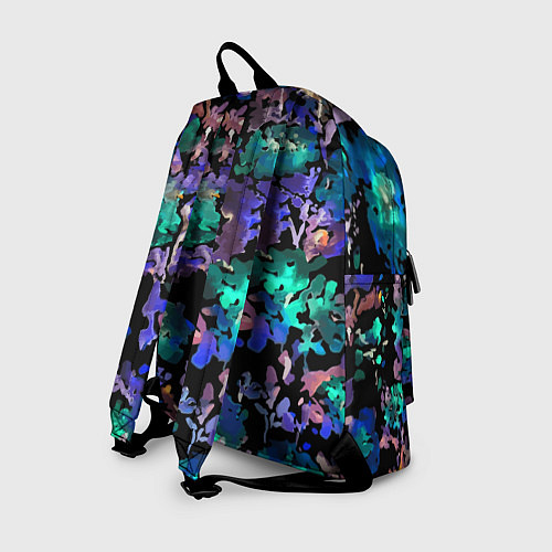 Рюкзак Floral pattern Summer night Fashion trend 2025 / 3D-принт – фото 2