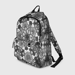Рюкзак Черно-белый геометрический мозаичный узор