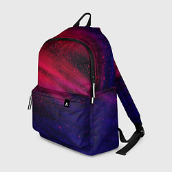 Рюкзак Неоновая пыль - Красный, цвет: 3D-принт