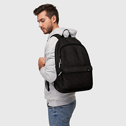 Рюкзак Текстурированный угольно-черный, цвет: 3D-принт — фото 2