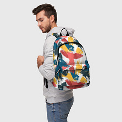 Рюкзак Мазки краской Паттерн, цвет: 3D-принт — фото 2