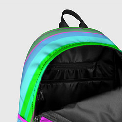 Рюкзак Тропические линии, цвет: 3D-принт — фото 2
