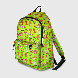 Рюкзак Усатые и хвостатые, цвет: 3D-принт