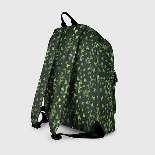 Рюкзак Листья зеленый плюща - паттерн / 3D-принт – фото 2