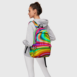 Рюкзак Rainbow colors, цвет: 3D-принт — фото 2