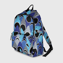 Рюкзак Пасть акулы - паттерн, цвет: 3D-принт