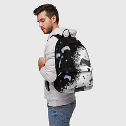 Рюкзак Джойстики чёрно-белые, цвет: 3D-принт — фото 2
