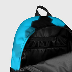 Рюкзак BMW - neon gradient: символ сверху, цвет: 3D-принт — фото 2